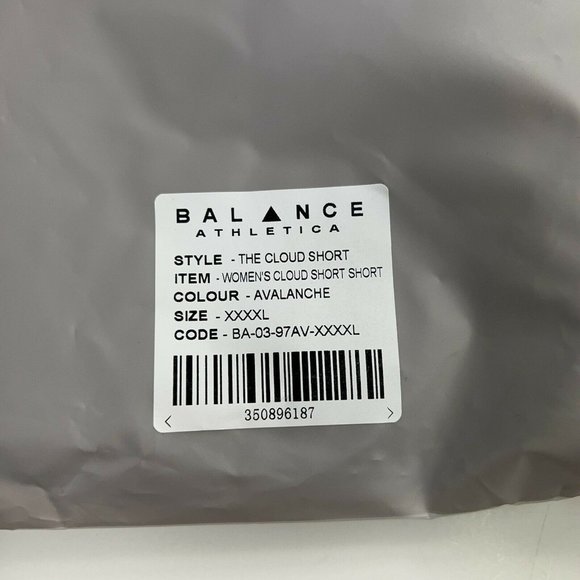 Balance Athletica Women’s The Cloud Short Logo Avalanche Tie Dye Size XXXXL New - Picture 12 of 12